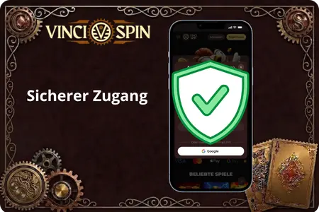VinciSpin Sicherer Zugang
