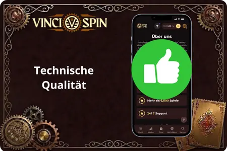 VinciSpin Technische Qualität